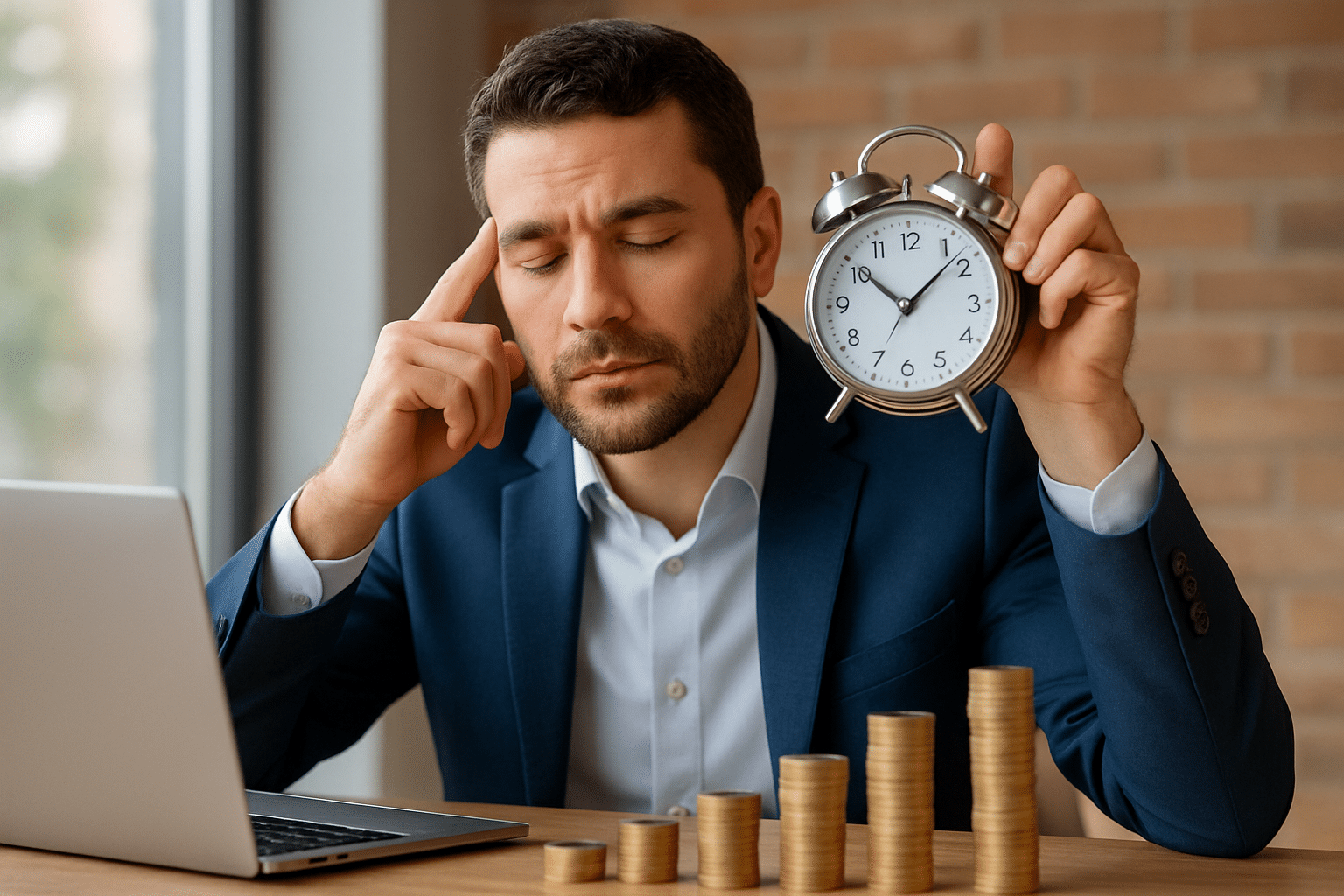 Image illustrant le concept d'investir au bon moment grâce à l'intuition et au timing d'investissement.